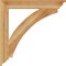 Ekena Millwork Thorton Traditional Rough Sawn Bracket, Western Red Cedar, 4"W x 32"D x 32"H BKT04X32X32THR01RWR - alternate 2